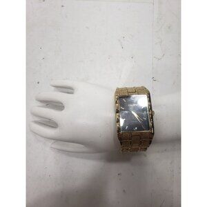 Elgin FG9031ST Men's Gold Platted Stainless Steel Wristwatch 30m Water Resistant